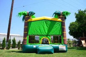 tropical bounce house theme
