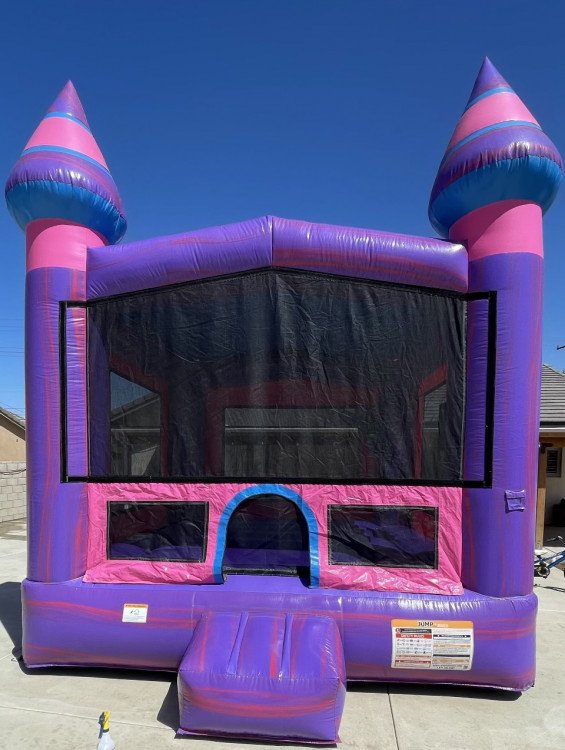 Cotton Candy Castle | JumpHighJumpers.net Fontana CA