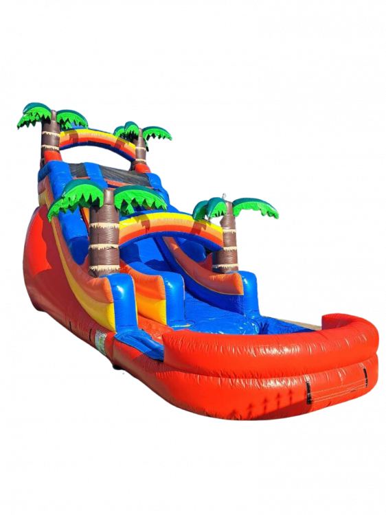 18ft Tropical Paradise Water Slide