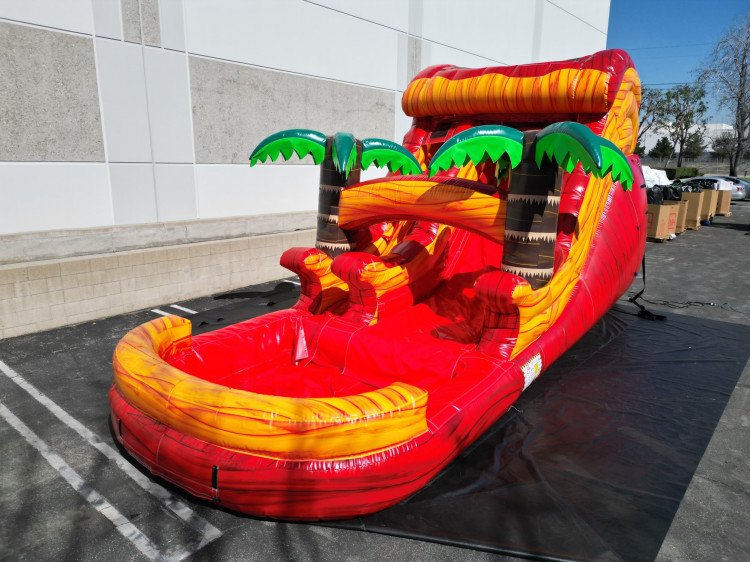 14ft Volcano Rush water slide