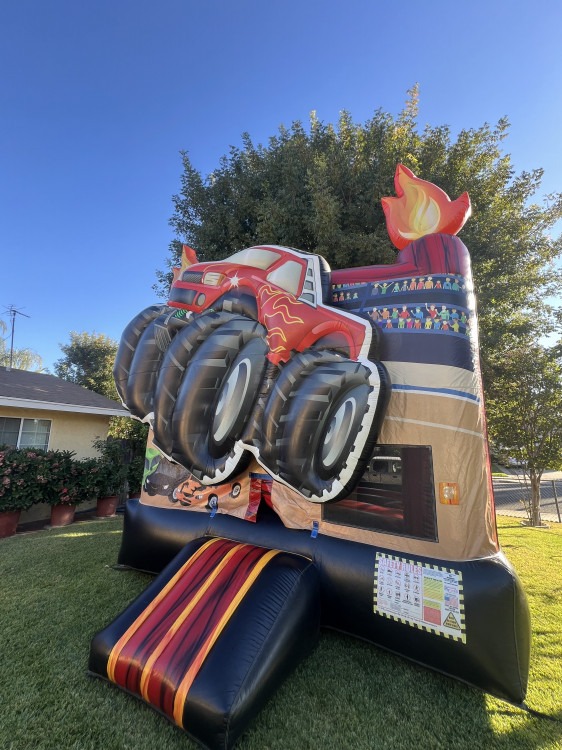 3D Monster Truck Bounce House