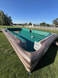 Human Soccer Billiard (soccer pool game)