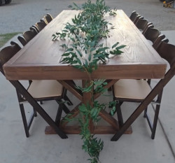 8ft Farm Table